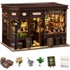 Zoelele Kit Casa Miniatura con Luce LED, Kit Book Nook DIY per Adulti, Idea Regalo Creativa per Adulti e Adolescenti a Partire dai 14 Anni, Modellismo 3D Creativo per Decorare Librerie