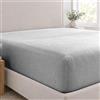 Il Gruppone Passione Casa Lenzuolo Sotto con Angoli in Flanella 100% Cotone - Morbido, Caldo ed Elasticizzato - Disponibile Singolo, Piazza e Mezza e Matrimoniale