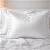 Dorian Home - Coppia Federe in 100% Raso di Cotone 300 Fili, Coppia Federe con Comoda Patella da 20 cm