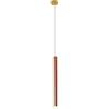 Generic Lampadari Plafoniera Soffitto per Interni Tubo Cilindrico Lungo Lampada a Sospensione a LED Lampada per Astigmatismo in Oro Rosa Lampada a Sospensione in Alluminio 3W per Ristorant