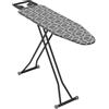 MENKËLL Asse da Stiro BASIC 33x110 cm - Salvaspazio, Pieghevole, in Acciaio - Poggiaferro Integrato, Piedi Antiscivolo, Altezza Regolabile (NIDO D'APE GRIGIO 225)