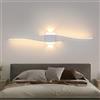 Comely Applique da Parete Interno, 27W 3000LM Bianco Moderne Applique 3000K | Lampada da Parete LED Moderna, Lampada a Muro per Camera da Letto Soggiorno, Corridoio
