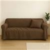 fashion home Pagano Telo Copritutto Arredo Multiuso misure 170x280 cm colore Marrone | Morbido e resistente, lavabile a 30°, protegge dall'usura, ideale per uso quotidiano, pratico e versatile
