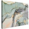 MuchoWow© Quadri Moderni Foto Quadro Con Cornice Stampa Su Tela Moderna | 100x70 cm Camera Da Letto Decorazioni Parete Soggiorno Casa Salotto Poster Marmo - Oro - Brillantini - Verde