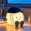 DAZZTIME Luce Notturna da Baseball,Luce Notturna in Silicone Morbido | Lampada da Notte,Lampada in Silicone con Gancio,Dimmerabile Lucina Notte,per Soggiorni e Camere da Letto