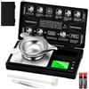 Alaoo Bilancia di Precisione, 50g/0.001g con Display LCD e 6 unità, B | Digital Mini Bilancia Tascabile Gram, Funzione di Calibrazione e Tara, Adatto per Cucine, Gioielli, Polveri e Bigiotteria