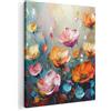 MuchoWow© Quadro Moderno Quadri Su Tela Grandi Foto Con Cornice Stampe | 70x100 cm Soggiorno Decorazioni Da Parete Salotto Camera Da Letto Papaveri - Fiori - Arte - Botanica