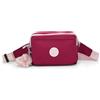 Kipling Abanu Multi Borsa a Tracolla, Borsa a Spalla Multi-Scomparto Leggera con Chiusure a Zip Sicure, Tracolla Regolabile & Organizer da Viaggio - Elegant Sangria