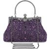 Selighting BAIGIO - Borsa da sera da donna, con tracolla per frizione, con | Anni 20