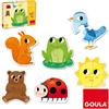 Goula- 6 Puzzle Form Animali da 2 pezzi