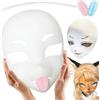Liokoon Fursuit Head Base Therian Mask Furry White Masks DIY Anime Costume Props for Kawaii Cosplay