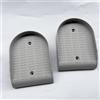 Marchfunny Pedana passo-passo in ABS grigio antiscivolo per superficie ABS grigio | Struttura in plastica ABS, colore grigio, costruzione robusta, lunga durata, compatibile con palestra domestica