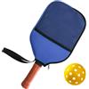 Generico Pala da Pickleball Allungata Protettiva Racchetta con Tasca in Rete | Fodera per Racchetta Pickleball per Allenamento Club e Campo Pratica All'Aperto