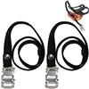 Generic Cinghie per pedali per piedi, clip per dita dei piedi, cinghie in nylon | Facile da trasportare Cinghie stabilizzatrici per mountain bike, cyclette stazionarie, bici da strada