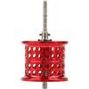 Ehaosea Mulinello da Pesca Durevole Compatto 36mm | Leggerezza duratura con alluminio micro-tipo, diametro 32 mm, rosso, contenuto: 1 tazza.