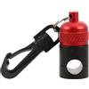 HOMSFOU Porta Tubo Regolatore Magnetico con Clip in Lega di Alluminio Rossa | Resistente alla Corrosione, Design Aerodinamico, Adatto per Subacquei Ricreativi e Immersioni in Barca