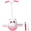 CAQYPVH Trampolino Pogo con Luce, per Bambini, Presa Forte, Divertente Giocattolo per Saltare in Alto, Palla Rimbalzante per Giochi al Chiuso, Allenamento