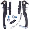 Tdoutop Set di per Freni da Bicicletta 4xBikes, Anteriore E Posteriore, Cavi Freno, Pinza Freno, Set di Freni Lineari per Bicicletta