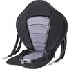 CAQYPVH Sedile Imbottito per Kayak, Sedile per Canoa, Sedile Imbottito con Schienale Alto per La Pesca, Cinghie Regolabili per Rafting, Tavola da Paddle, Grigio