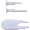 Tdoutop 6x2 Pezzi Tappi di Ricambio Affidabili Bianchi per Palloni da Ginnastica, Equilibrio, Piscina, Ideali per Palestra, Materassini Gonfiabili