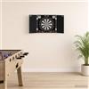 KGCRYUWED Armadietto per bersaglio, effetto rovere nero, supporto per | Design salvaspazio, porte con chiusura magnetica, con vano portaoggetti