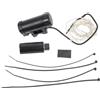 POPETPOP Luce LED per Bicicletta RGB 20 LED, Ricarica USB, Nera | Effetto Luminoso Decorativo, ABS, per Ruote da 12 a 29 Pollici