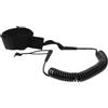 BESTYASH Guinzaglio a Spirale per Tavola da Surf 10 Piedi 5mm Nero | Tpu, Cavigliera Spessa Doppia Fibbia, Installazione Rapida, per Surf e Paddle Board