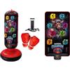 Quhealro Sacco da boxe per bambini con guantoni da boxe per bambini dai 3 ai 4 ai 5 6 7 8 9 anni