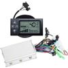 Generic Cruscotto Display LCD Ebike S861 24V/36V/48V con Controller Motore DC 350W for Controller Bldc Elettrico for Parte Ebike