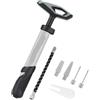 Dou Jiaxiang Pompa ad aria portatile portatile da 1 pezzo | Gonfiatore massimo 40PSI con ago di gonfiaggio ed ergonomico