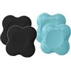 Hitopin 4 Pezzi Tappetini per Ginocchia da Yoga,Cuscini per Le Ginocchia per Yoga,Ecologico e Leggero Equilibrio Sportivo Cuscino,Gomitiere Cuscino Pad,per Yoga, Ginnastica, Pilates, Aerobica