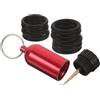 ibasenice Set Portachiavi per Bombola Subacquea, in Rame Rosso O-ring | Accessorio Compatto e Leggero, Resistente All'usura, per Snorkeling e Avventure in Acqua