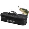 lisutupode Borsa Per Attrezzatura Da Pesca りジグハンドバッグ | Sacca Jig Traspirante Per Uso all'Aperto in Acqua Salata, Spiaggia, Campeggio, Kayak, Escursioni e Viaggi L