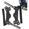 Dottduya Spikes per Scarpe Neve e Ghiaccio 2 Pezzi Riflettenti 5 Denti Elastiche | Stivali Invernali Antiscivolo Su Ghiaccio Scalata Roccia Alpinismo Trekking Pesca Escursioni Survival