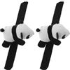 COHEALI 2 Pezzi Decorazione Panda per Manubrio Bici Montagna, Peluche Metallo | Montaggio senza Attrezzi, Texture Morbida in Cotone PP, per Bici da Strada, Cestini e Uscite Rilassate