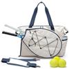 Generic Borse Racchette da Tennis Tiene 2 Racchette Badminton Tote Palestra | con Scomparto Scarpe Ventilato e Tasca Bagnata Borsa Tote Tennis per Laptop 39,6 cm per Donne Uomini Viaggio Training