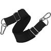 Abaodam Cintura Elastica Yoga per Gambe e Piedi con Fibbia Ring Nera in Nailon | Fascia Ergonomica con Doppio Gancio e Cuciture Rinforzate, Adatta a Principianti e Praticanti Yoga