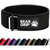 BEAR GRIP Cintura autobloccante per sollevamento pesi - Cintura da palestra | Cintura da palestra in nylon resistente per squat, stacchi, sollevamento olimpico, bodybuilding e allenamento della forza
