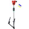 BlissfulAbode Morso in acciaio inox 25 centimetri clip linea regolabile | LED visivo, sensibilità per quadrante, tensione regolabile, colore del cappuccio casuale, attrezzatura da pesca grossolana