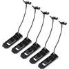 Lawnrden Accessori per tavola da Surf, 5 Pezzi Clip per Pinna per tavola da Paddle Accessori per da Surf in PVC con Clip per Pinna per da in Corda per Il Sport Acquatici