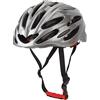 Fockety Casco da Bici per Adulti, Schiuma PC EPS One Stamping Forming Casco da Bici Regolabile, Comodo Casco da Ciclismo Leggero e Traspirante con Flusso d'Aria Premium per Mountain Road (Grigio Nero)
