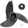 PalpitateC MGA089G Per MotorGuide Elica 3 Lama Machete, 3.5 Diametri Motore | MGA089B Machete III Black 3-Blade Prop Ricambio per MotorGuide R3 24,9 kg, W55, Xi5 36v, 75 Motore per pesca alla traina