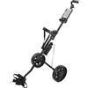Fockety Carrello da Golf a 2 Ruote, Carrello da Golf Leggero Pieghevole, Carico Massimo 40kg/88Ib con Ruote Staccabili, Bollitore, Facile da Aprire e Chiudere, Carrello da Golf Push Pull