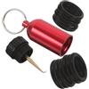 SHINEOFI Portachiavi da Immersione per Bombola Subacquea, Rosso | Set O-ring in Rame e Gomma, Leggero e Compatto, per Snorkeling e Uscite in Mare