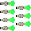 DIYEAH 7 Pezzi Luce per Ruota Bici a LED Verde, per Ciclisti e Moto | Materiale Composito, Display Attivato dal Movimento, per Guida Notturna e Decorazione Ruote Auto