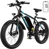 HITWAY Bicicletta elettrica HW15 4.0, 26 pollici, con motore da 70 Nm, batteria da 48 V 15,6 Ah, portata fino a 120 km, luce StVZO, cambio Shimano a 7 marce, display LCD con app e NFC, freni a disco