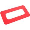 Operitacx Connettore Patch per Scatola Pinna Sup in PVC Rosso | Cambio Rapido delle Pinne, Attacco e Distacco Facile, per Riparazione Tavola e Surf