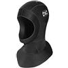 Domary Cappello da Sub, 3mm Neoprene, Protezione Termica | Tessuto ad alta elasticità, protezione UV UPF50+, perfetto per il surf, la vela e lo snorkeling