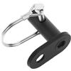 OUNONA Adattatore Gancio Rimorchio Bici in Acciaio Inox Nero | Bici e Rimorchi Cargo, Clip di Bloccaggio Sicura, Resistente alla Corrosione, per Pendolari e Genitori