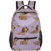 Generic Zaino Dachshund Dog Bee Zainetto Escursione alta capacità | Comodo Zainetti Capiente Zaini Gite Asilo
